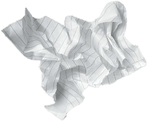 Download Crumpled Lined Sheet Transparent Png - Stickpng Transparent Crumpled Paper Png