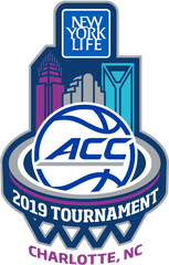 2019 New York Life Acc Tournament - Acc Basketball Tournament 2019 Png