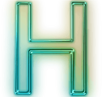 H Letter PNG Download Free