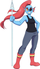 Undyne - Undyne From Undertale Png