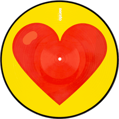 Serato Donutheart Emoji Series 3 12 Control Vinyl Pair - Heart Png