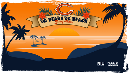 Chicago Bears Offer Beach Getaway - Illustration Png