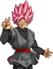 Kogadiamond1080 Black Goku Ssj Rose Render By - Goku Black Rose Render Png