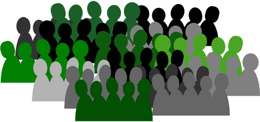 People Group Crowd - Free Vector Graphic On Pixabay Transparent Crowd Of People Png