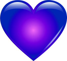 Free Icons Png Design Of Blue Heart - Purple And Blue Heart