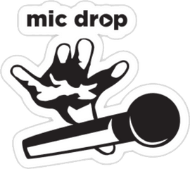 Hd Freetoedit Clip Art Transparent Background - Drop The Mic Drop The Knife Save A Life Png