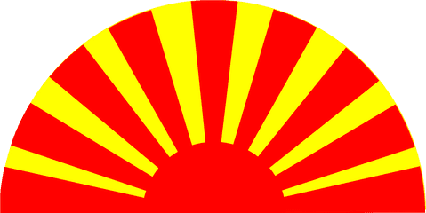 Sun Rays Vector Free - Red And Yellow Sun Png