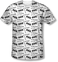 Batman Dark Knight Logos All - Over Tshirt Png