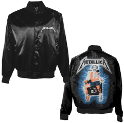 Metallica Satin Jacket - Metallica Ride The Lightning Png