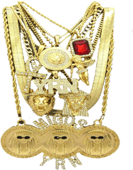 Download Migos Gold Chain - All Of Migos Chains Png