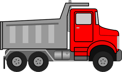 Dump Truck Clipart Png - Transparent Background Truck Clipart