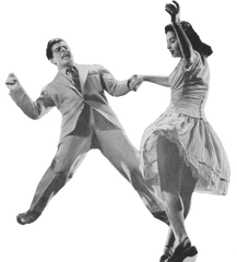 Clipart Dance Vintage Transparent - Dancers Vintage Png