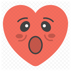 Astonished Heart Emoji Icon - Tropenmuseum Png