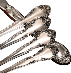 Gorham New Elegance Place Settings Vintage 1947 Silver Plate - Gorham Silver Plate Flatware Png