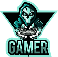 Character Tshirt Fictional Game Video Gamer Logo - Free PNG