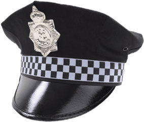 Download Hd - Police Man Hat Transparent Png