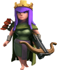 Queen Character Fictional Archer Icon - Clash Of Clans Archer King Png