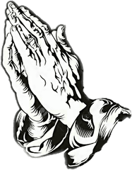 Blessed Sticker Clipart - Transparent Prayer Hands Png