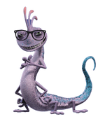 Purple Lizard Inc With Monsters Glasses - Free PNG