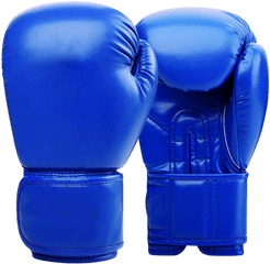 Pin - Blue Boxing Glove Png