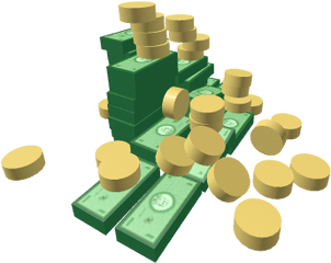 Money Pile - Roblox Cash Png