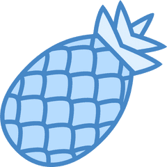 Download Pineapple Clipart Blue - Blue Pineapple Clip Art Kris Bernal House In Usa Png