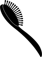 Hair Black Brush PNG Download Free