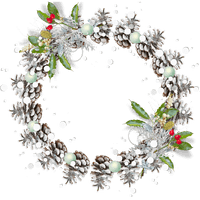 Picture Frame Round Christmas Free HD Image - Free PNG