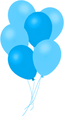 Balloon Clipart - Light Blue Balloons Png