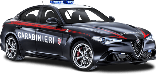 Alfa Romeo Police Car Png Image - Carabinieri Alfa Romeo