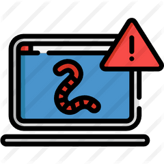 Worm - Computer Worm Icon Png