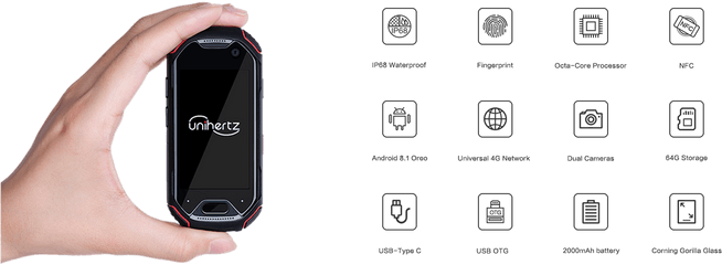 Atom - Unihertz Atom Comparasion Png