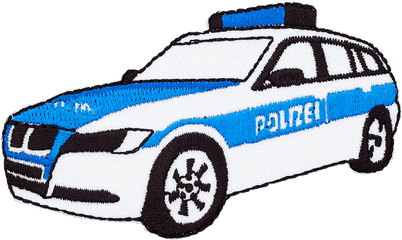 Motif Police Car - Applikation Polizeiauto Png