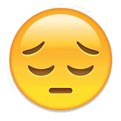 Sad Emoji Transparent Image - Free PNG