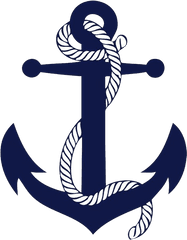 Nautical Transparent Background Anchor - Anchor Ship Wheel Clipart Png