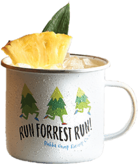 Bubba Gump Run Forrest Camp Mug - Serveware Png