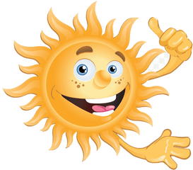 Cartoon Transparent Background Clipart Art Image Png - Happy Sun Face Transparent Background