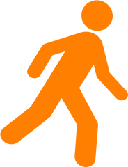 Walking Free Svg Png Transparent Background Download - Man Walk Logo