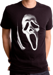 Ghostface Scream T - Shirt Scream Ghostface T Shirt Png