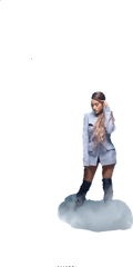 Arianagrande Breathin Ari Blue Clouds Png Remixit Overl - Ariana Grande Breathin Png