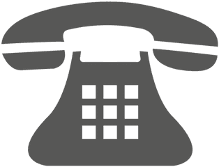 White Telephone Icon Png - Call Vector Png