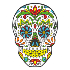 La Calavera Catrina Day Of The Dead Human Skull Symbolism - Sugar Skull Transparent Background Png