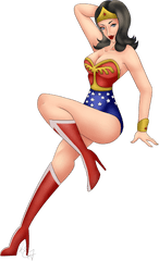 Pin Up Wonder Woman U2014 Weasyl - Wonder Woman Pin Up Png