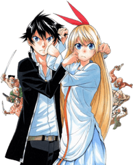 Nisekoi Manga - Tv Tropes Nisekoi Chitoge And Raku Png