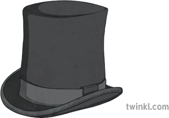 Black Top Hat Illustration - Twinkl Boot Png