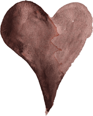 20 Watercolor Heart Transparent - Heart Png