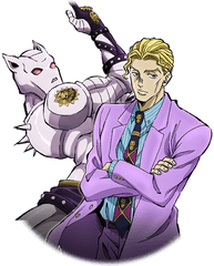 Killer Queen Png - Yoshikage Kira And Killer Queen