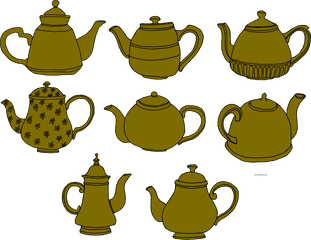 Teapot Basic Clipart Png - Clip Art