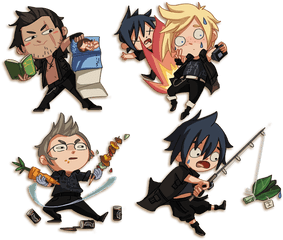 Final Fantasy 15 Acrylic Charms U2014 Sherms Png Logo