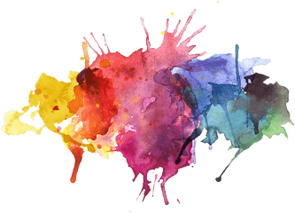 Watercolor Art Transparent Background - Transparent Background Painting Png